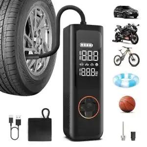Powerbank mit Kompressor QiCYCLE Elektrische Luftpumpe, 150PSI