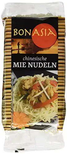 Mie-Nudeln BONASIA Mie Nudel, ohne Ei, (8 x 250 g)