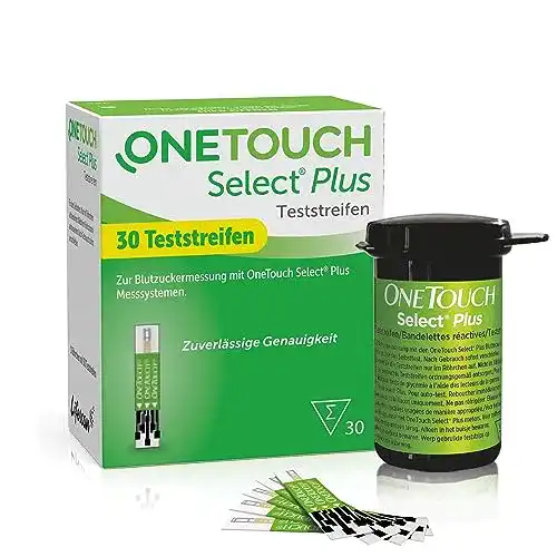Blutzuckerteststreifen OneTouch Select Plus, 30 Teststreifen