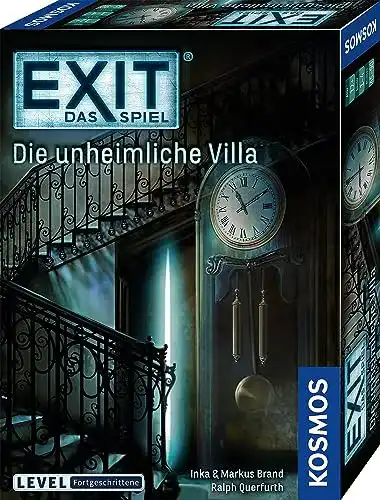 Die beste Exit-Spiel Kosmos FKS6940360 694036 EXIT Die unheimliche Villa 2026 Test Bestseller Exit-Spiel Kosmos FKS6940360 694036 EXIT Die unheimliche Villa