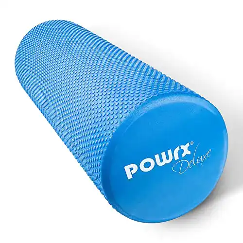 Pilates-Rolle POWRX Yoga-Rolle//Schaumstoff-Rolle/Foam-Roller/Faszien-Training/Selbstmassagerolle