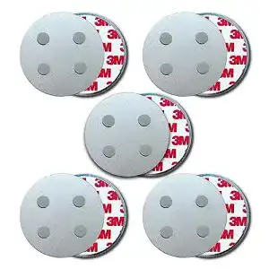 Rauchmelder-Magnethalter HaftPlus 5 Stück Ø 70mm