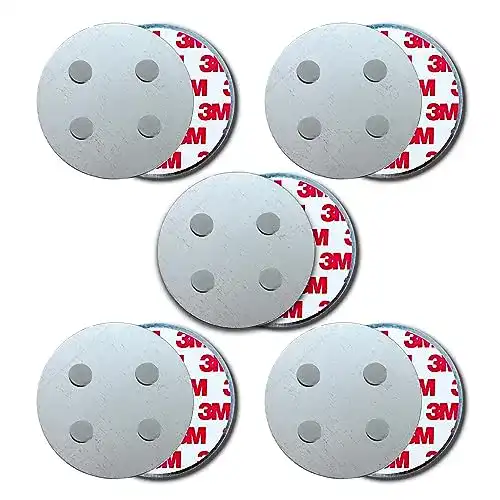 Rauchmelder-Magnethalter HaftPlus 5 Stück Ø 70mm