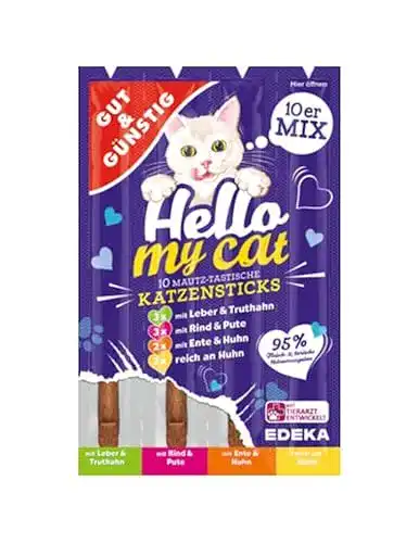 Katzensticks Hunde Gut & Günstig Katzen Fleischsticks Hello My Cat
