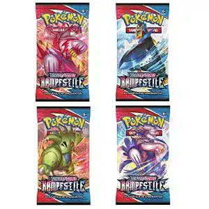 Pokémon-Booster PKMN Kampfstile | 4 Booster Packs im Set