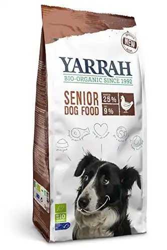 Bio-Hundefutter Yarrah Hund 2 kg, Senior Huhn