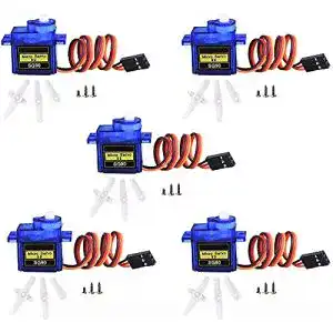 SG90-Servo MMOBIEL 5 Stk. SG90 9g Micro-Servo-Motor-Kit