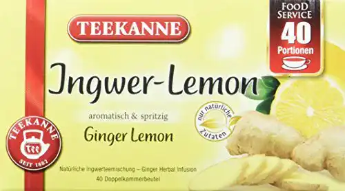 Ingwertee Teekanne Ingwer-Lemon, 2er Pack (2 x 120 g)