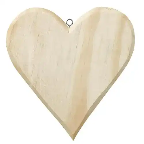 Holzherz Hobbyfun Holz-Herz ca. 16 x 15 cm