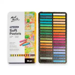 Pastellkreide Mont Marte weiches Pastell Set – 36 Stück Pastellfarben