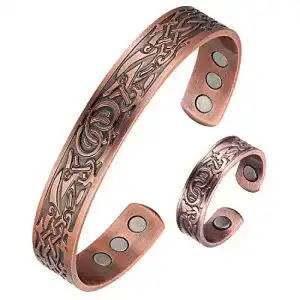 Kupferarmband BioMag Magnetisches für Arthritis Männer