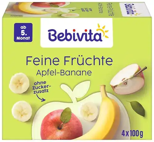 Bebivita-Babynahrung Bebivita Apfel-Banane, 6 x 400 g
