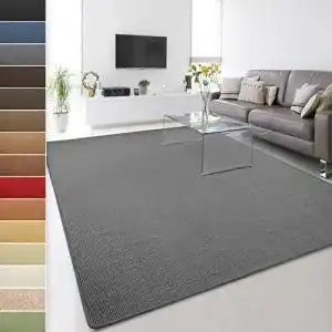 Sisalteppich Floordirekt 100% reines Sisal, Grau, 200 x 300 cm