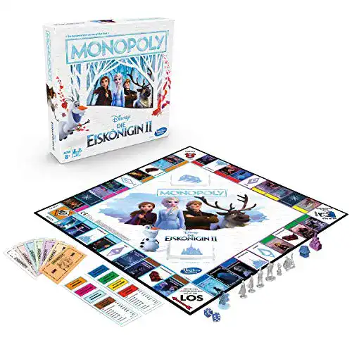 Monopoly Hasbro 61106642 Disney Die Eiskönigin 2, Brettspiel
