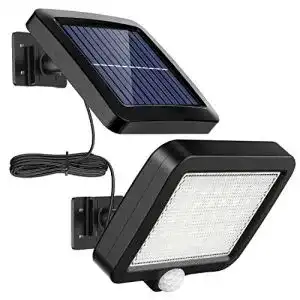 Solar-Wandleuchte außen MPJ, 56 LED mit Bewegungsmelder