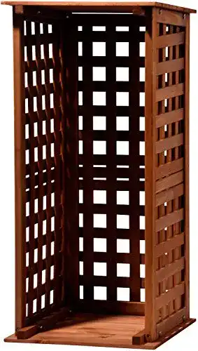 Holzlege dobar ® green label 29097FSC Kaminholzregal Kompakt