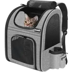 Katzenrucksack pecute Haustier Rucksack mit Netzfenster