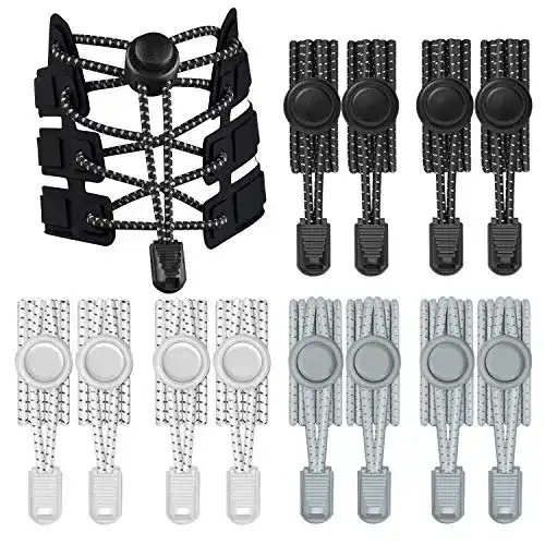 Elastische Schnürsenkel Th-some 6 Paar mit Schnellverschluss