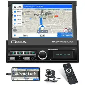 Autoradio-1-DIN-mit-Bildschirm Hikity mit 7 Zoll Bildschirm