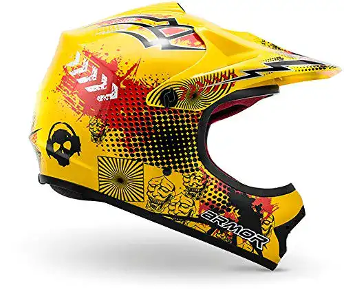 Integralhelm Kinder Armor HELMETS® AKC-49 „Yellow“