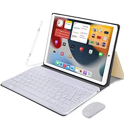 Tablet mit Tastatur Android DUODUOGO Tablet 10 Zoll