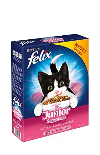 Felix-Trockenfutter Felix Junior Sensations, 7 x 1 kg