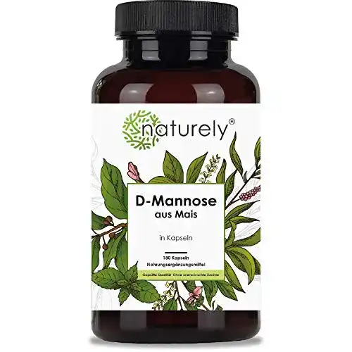 D-Mannose Naturely ® – 180 Kapseln – 2000mg je Tagesdosis