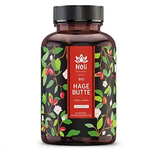 Hagebutten-Kapseln Holi Natural ®, 180 vegane Kapseln