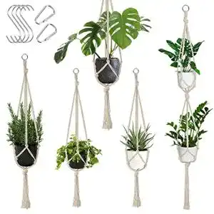 Makramee-Blumenampel Auckpure Makramee Blumenampel, 5er