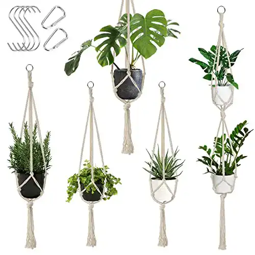 Makramee-Blumenampel Auckpure Makramee Blumenampel, 5er