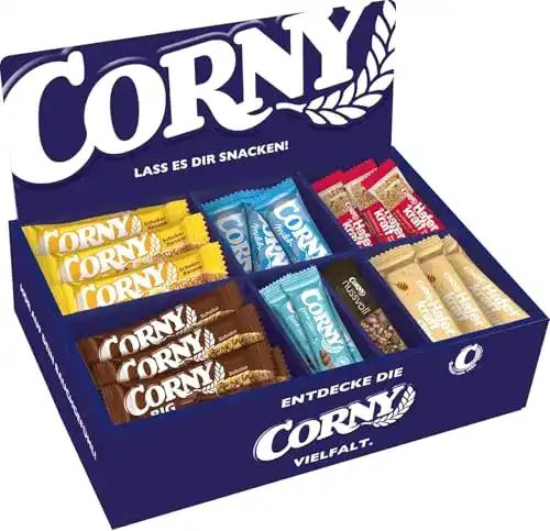 Müsliriegel Corny Bestseller-Box, mit Big Schoko, 75 Riegel