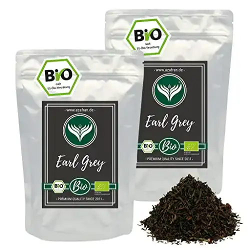 Earl-Grey-Tee Azafran BIO Earl Grey mit Bergamotte Öl lose 1kg