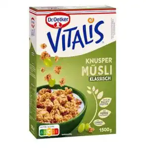 Vitalis-Müsli Dr. Oetker Vitalis Knuspermüsli klassisch, 1,5kg