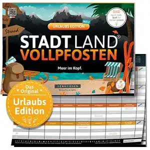 Stadt Land Vollpfosten DENKRIESEN – ® Urlaubs Edition – Meer im