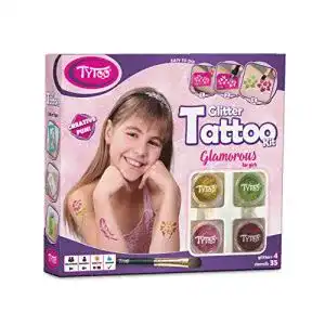 Glitzertattoos Tytoo Glamorous, mit 35 Schablonen