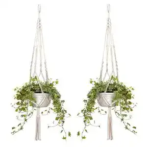 Makramee-Blumenampel HomeMall 2er Set Makramee 105cm