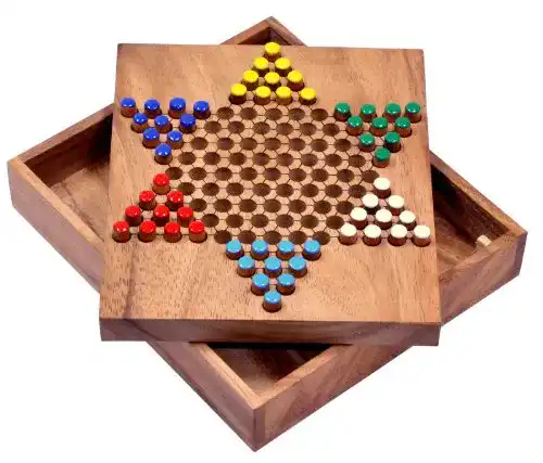 Halma-Spiel LOGOPLAY Halma Gr. S Stern Halma