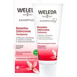 Bio-Zahnpasta WELEDA Bio Ratanhia Zahncreme, 75 ml