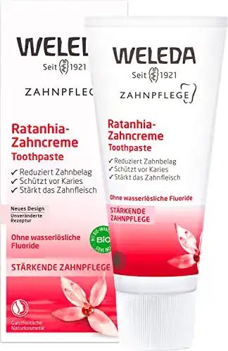 Weleda-Zahnpasta WELEDA Bio Ratanhia Zahncreme, 75 ml