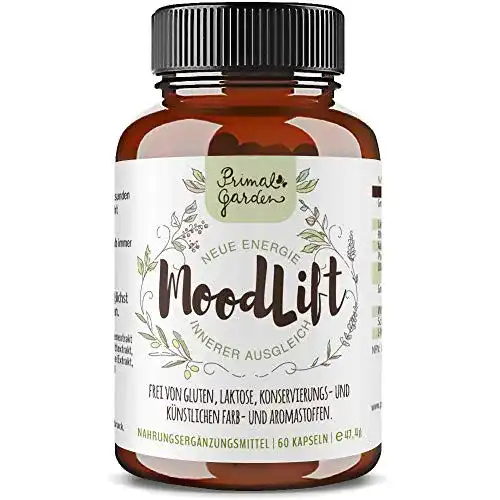 Natürliche Stimmungsaufheller Primal Garden MoodLift, 60 Kaps.
