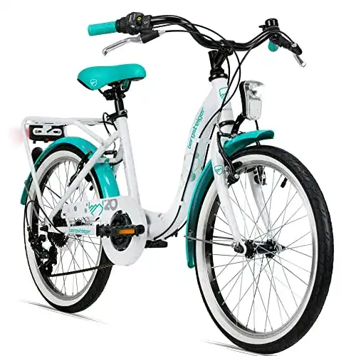 Mädchenfahrrad 20 Zoll Bergsteiger Atlantis 20, Shimano 6 Gang