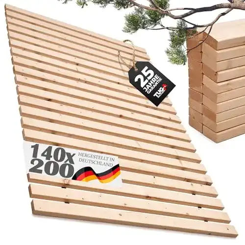 Rollrost (140×200) TUGA – Holztech stabilstes Marken Rollrost