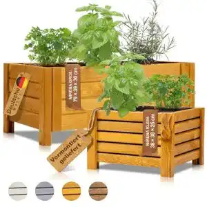 Blumenkasten Holz BooGardi Blumenkasten aus Holz • Quadratisch