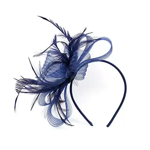 Fascinator Xinchiuk Damen Hut Vintage Brautschleier Hochzeit