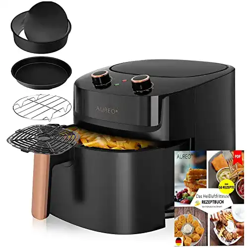 Heißluftfritteuse 7 Liter Aureo Heißluftfritteuse XXXL 7,2 L