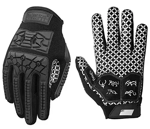 Football-Handschuhe Seibertron Lineman/Linebacker 2.0
