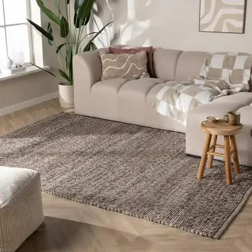 Wollteppich FRAAI | Home & Living, Feline Braun 80x150cm