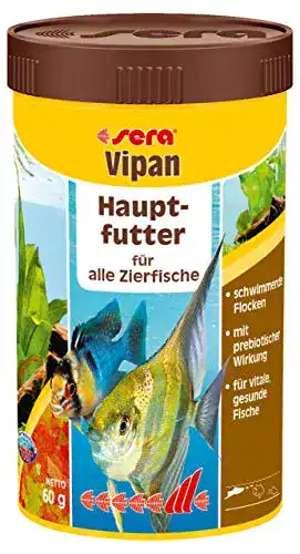 Flockenfutter Fische sera Vipan 250 ml, 1er Pack (1 x 250 ml)