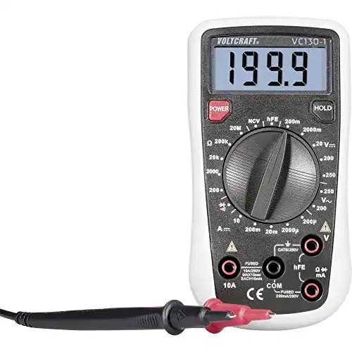 Voltcraft-Multimeter Voltcraft VC130-1 Hand-Multimeter CAT III