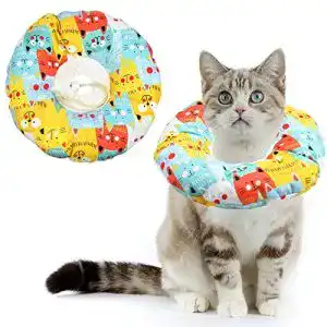 Halskrause Katze AvoDovA Katze Schutzkragen, Halsband Soft